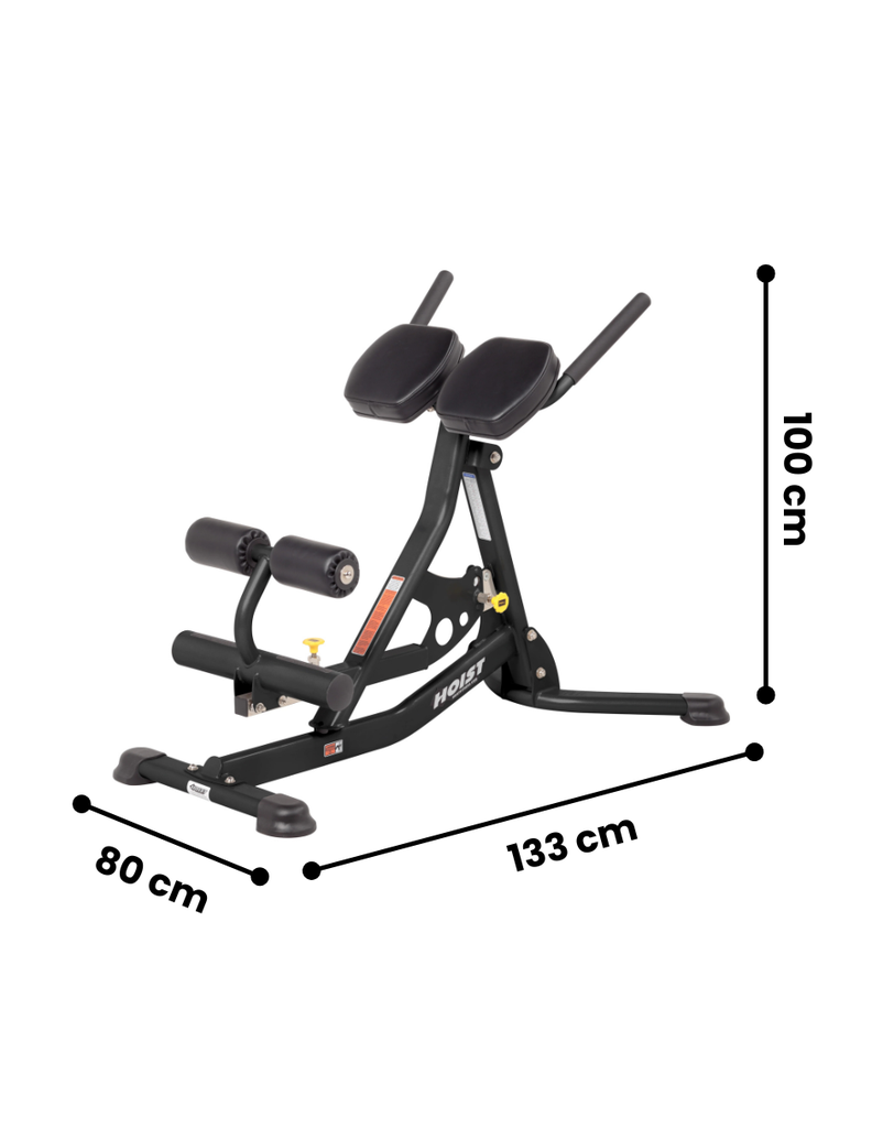Hoist fitness Hiperextensión Romana de Espalda Negro / Back Roman Hyperextension HF-5664-PL