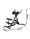 Hoist fitness Hiperextensión Romana de Espalda Negro / Back Roman Hyperextension HF-5664-PL