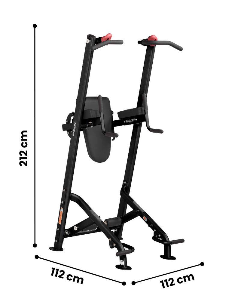 Hoist Fitness VKR estación de fondos, dominadas, pull ups y abdomen Negro/ Fitness Tree Black HF-5962-PL