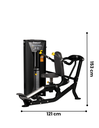 Hoist Fitness Roc-It Seated Dip Black / Fondos sentados Roc-It Negro / HF-RS-2101