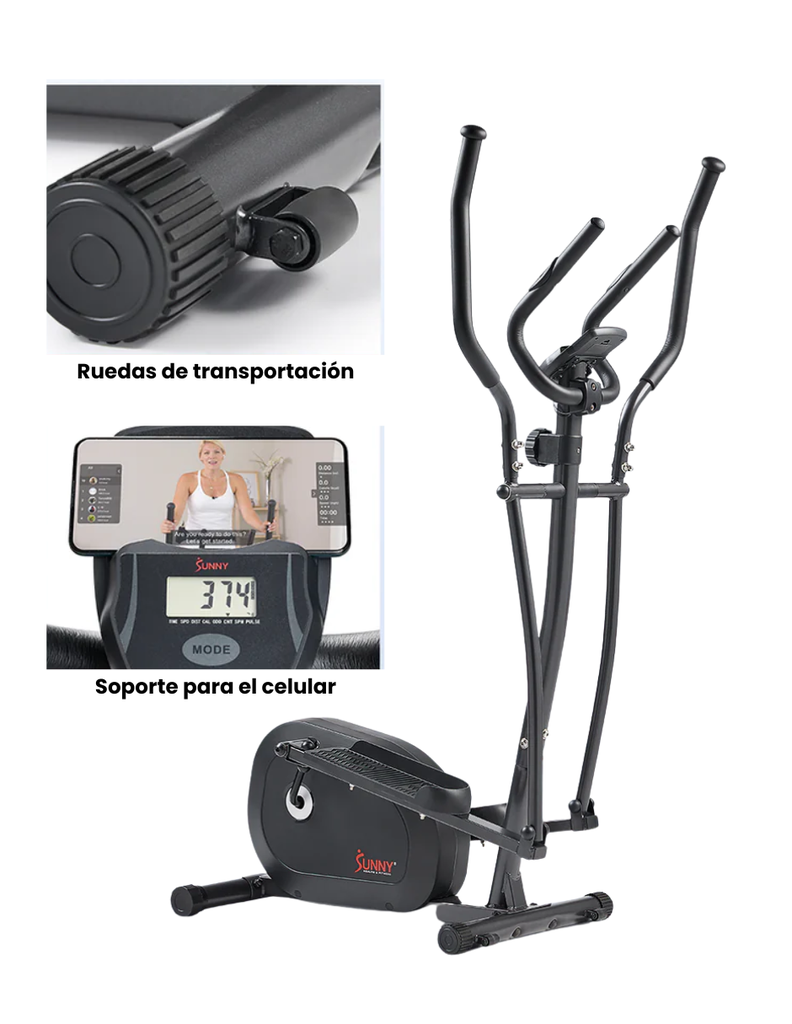 Sunny Health & Fitnes Elíptica Resistencia Magnética Inteligente SF-E905SMART