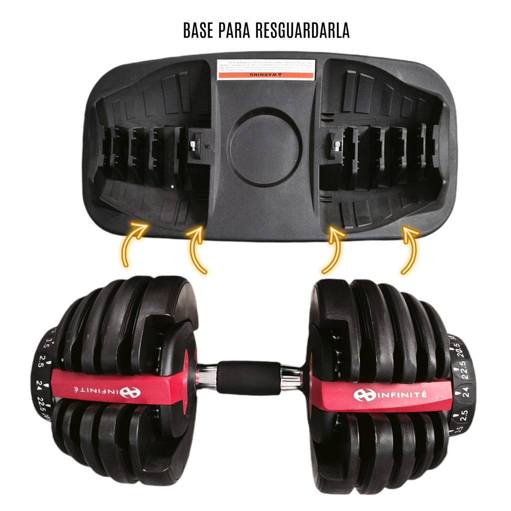 INFINITé Mancuerna ajustable/ Ajustable Dumbell IF-MA24K