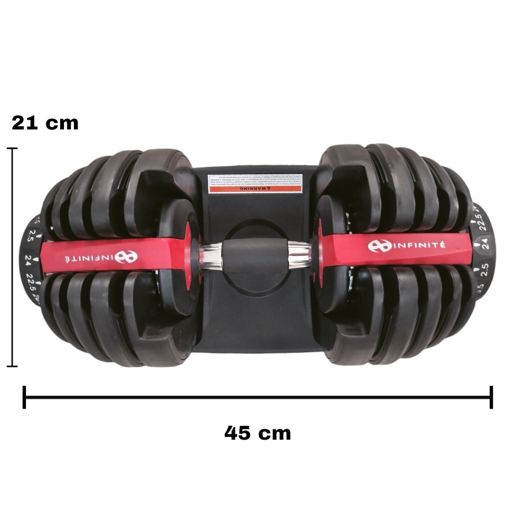 INFINITé Mancuerna ajustable/ Ajustable Dumbell IF-MA24K