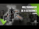 Force USA Multigimnasio de 4 estaciones/4 Station Multigym F-HG400