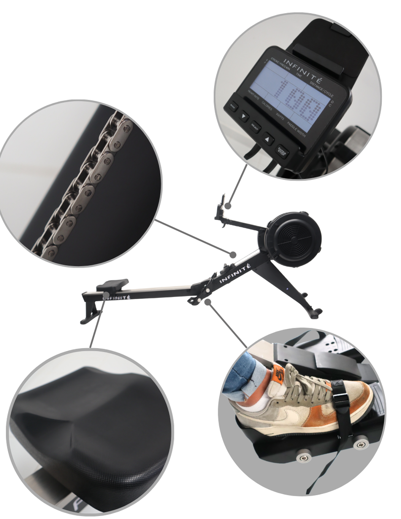 Infinité Remadora Profesiona de aire 100% uso comercial/Comercial Air Rower IF-RW3000