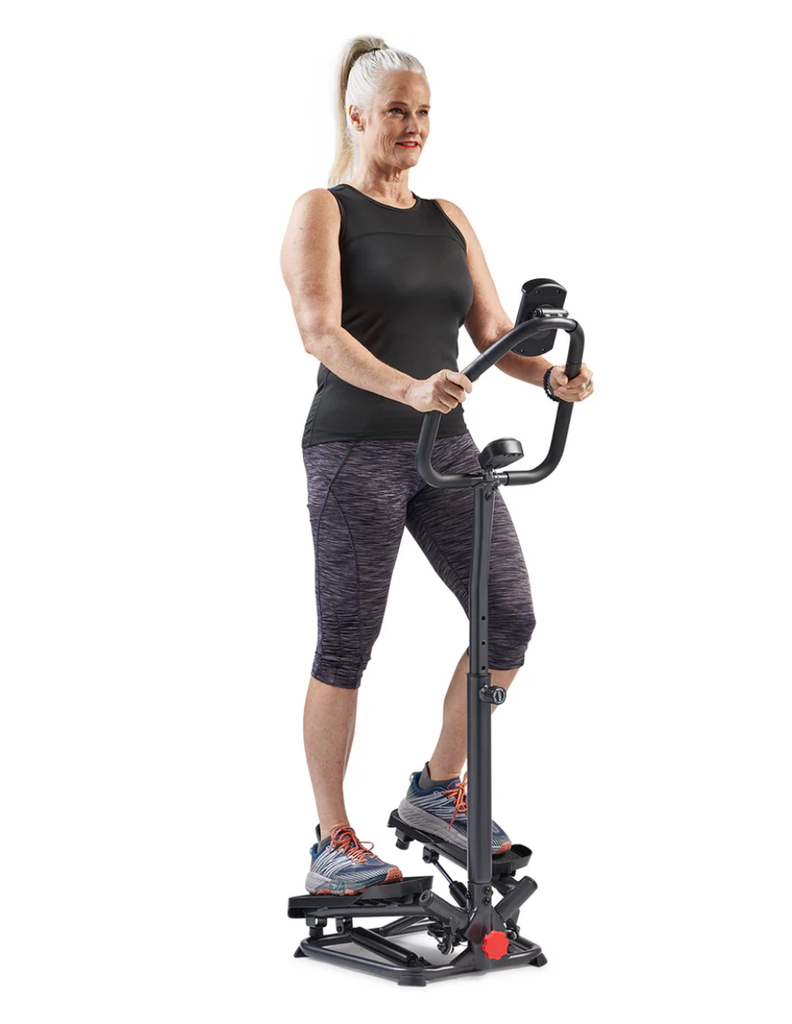 Sunny Health & Fitness Maquina Paso a Paso Para Escaleras Inteligente con Manillar Ajustable SF-S020027SMART