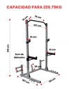 Sunny Health & Fitness Rack de Potencia para Sentadilla Power Rack SF-BH6802