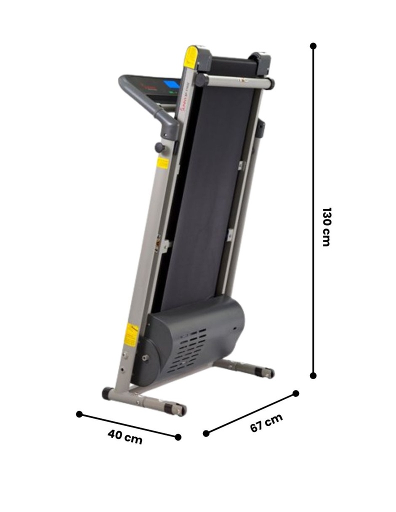 Sunny Health & Fitness Caminadora Plegable con Ahorro de Espacio SF-T7632