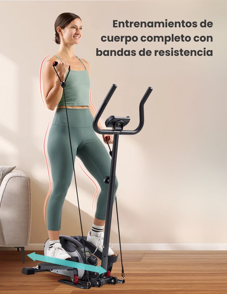 Sunny Health & Fitness Mini Elliptical Exercise Trainer / Mini máquina elíptica / SF-E323057