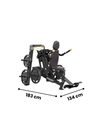 Hoist Fitness Plate Loaded Tricep Dip Black / Fondos de tríceps con carga de disco Negro / HF-RPL-5101