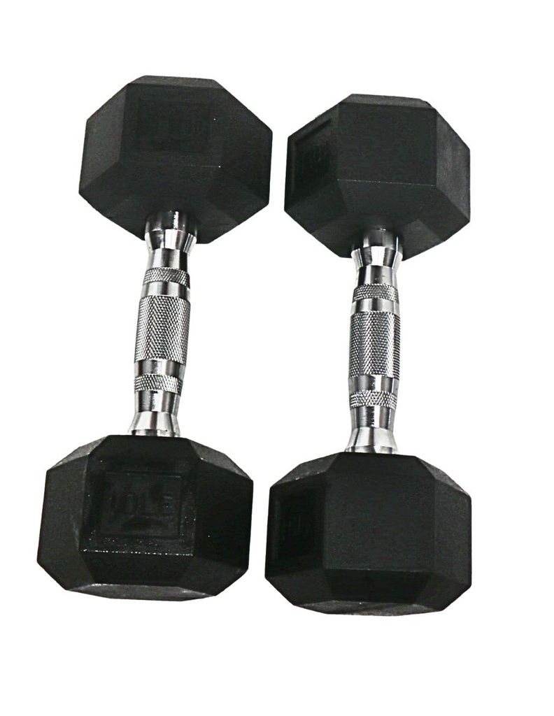 INFINITÉ Mancuerna Hexagonal De 10 Lb Línea Económica IF-LEHL10 (PAR)