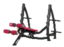 Hoist Fitness Banco Declinado olímpico con almacenamiento/Olympic Decline Bench With Storage HF-CF-3177-A