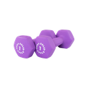 dark purple 7lb neoprene dumbell