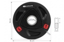 Infinité Disco Estándar Profesional con forro de goma, diámetro interior 30 mm 1.25 Kg IF-LE30/1K