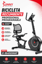Sunny Health and Fitness Bicicleta Recumbente Profesional Programable SF-RB4850SMART