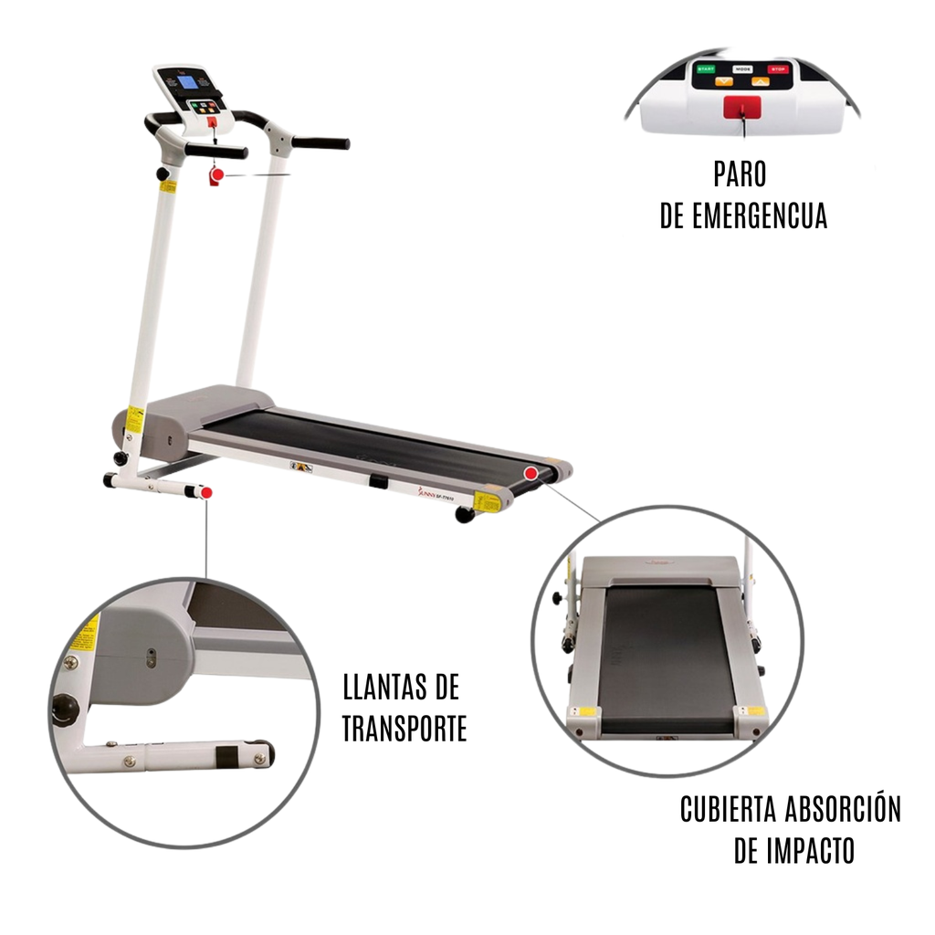 Caminadora Plegable Fácil de Armar Marca Sunny Health & Fitness