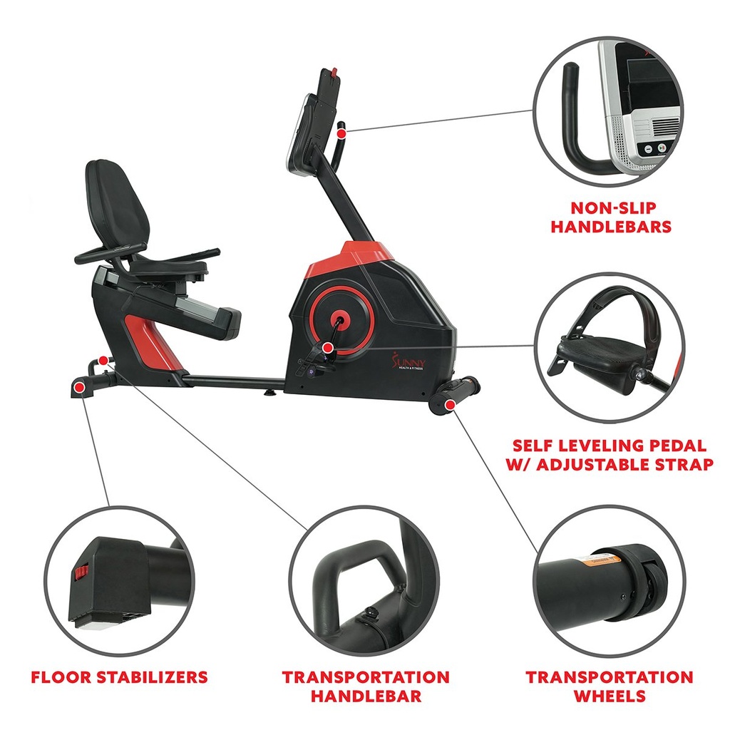 SUNNY EVO-FIT CARDIO RECUMBENT BIKE SF-RB4954