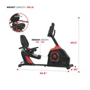 SUNNY EVO-FIT CARDIO RECUMBENT BIKE SF-RB4954