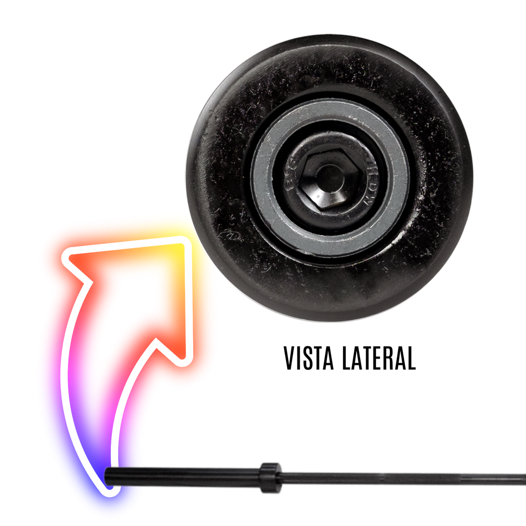 Oly Bar-7 feet Black - 30mm grip -space between collars 51.5"