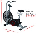 SUNNY HEALTH & FITNESS TORNADO AIR BIKE