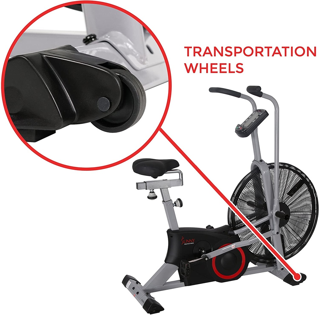 SUNNY HEALTH &amp; FITNESS TORNADO AIR BIKE