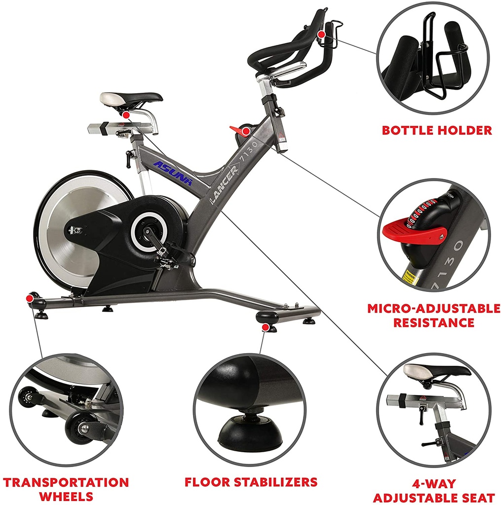 ASUNA Lancer Rear Drive Magnetic Commercial Indoor Cycling Bike