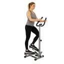 Sunny Health &amp; Fitness Mini Escaladora con soporte/Twist Stepper w/ Handle Bar