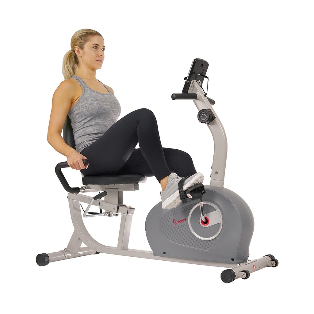 BICICLETA ESTÁTICA RECLINADA MAGNÉTICA SUNNY HEALTH & FITNESS