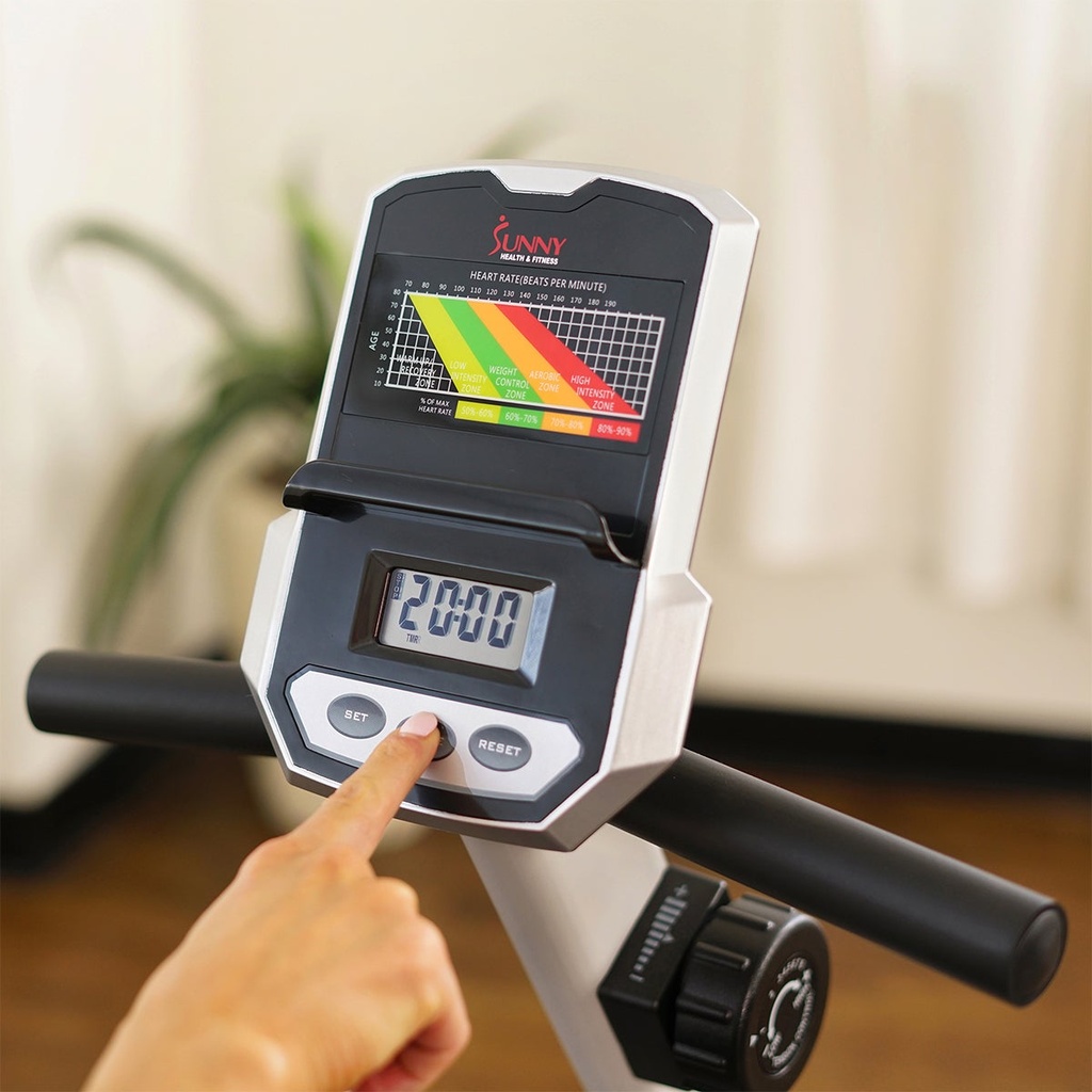 BICICLETA ESTÁTICA RECLINADA MAGNÉTICA SUNNY HEALTH & FITNESS