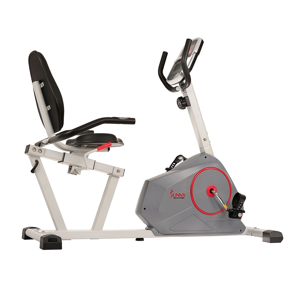 BICICLETA ESTÁTICA RECLINADA MAGNÉTICA CON TRANSMISIÓN POR CORREA SILENCIOSA MONITOR DE RENDIMIENTO CALCULADORA DE IMC