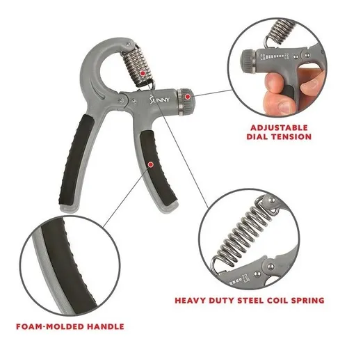 Ejercitador de Mano Ajustable Marca Sunny Health & Fitness