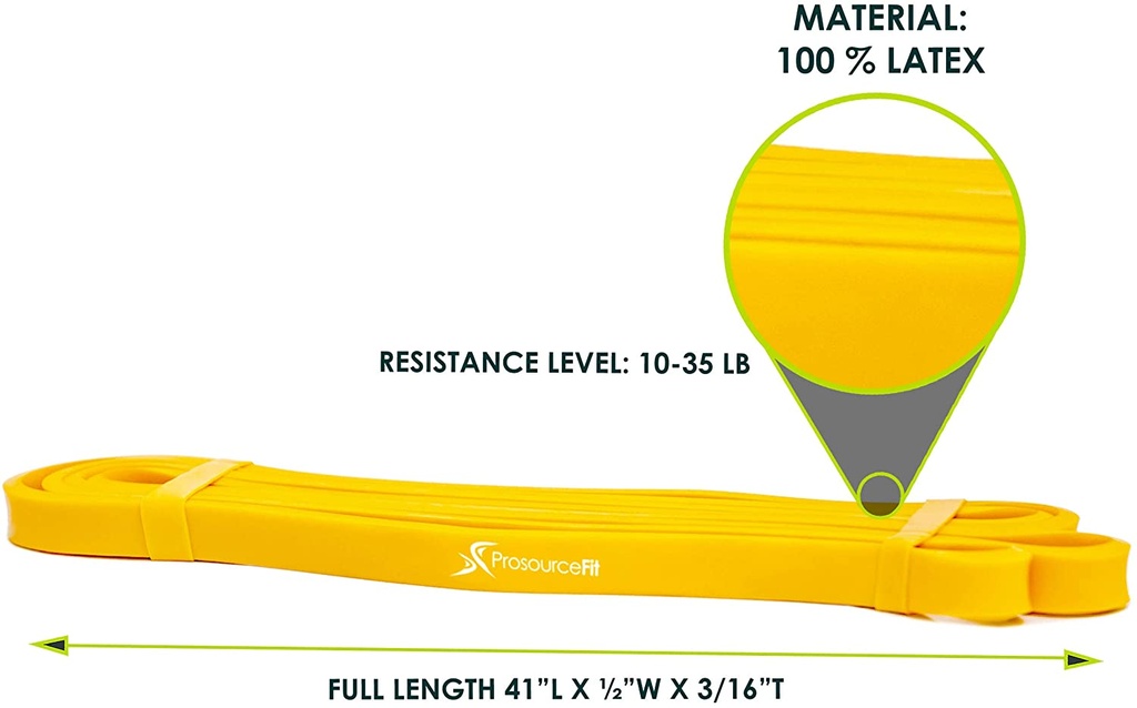 Prosource Bandas de Resistencia Xfit Loop Juego de 5  PS-1021-CFB-5