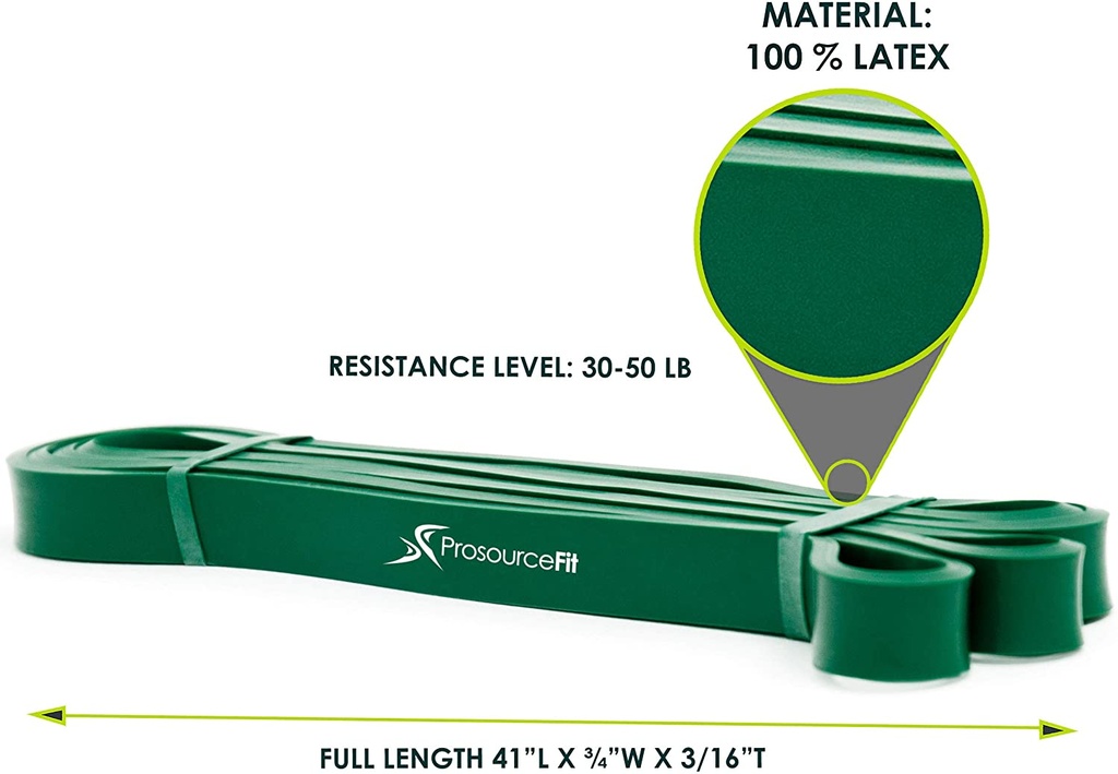 Prosource Bandas de Resistencia Xfit Loop Juego de 5  PS-1021-CFB-5