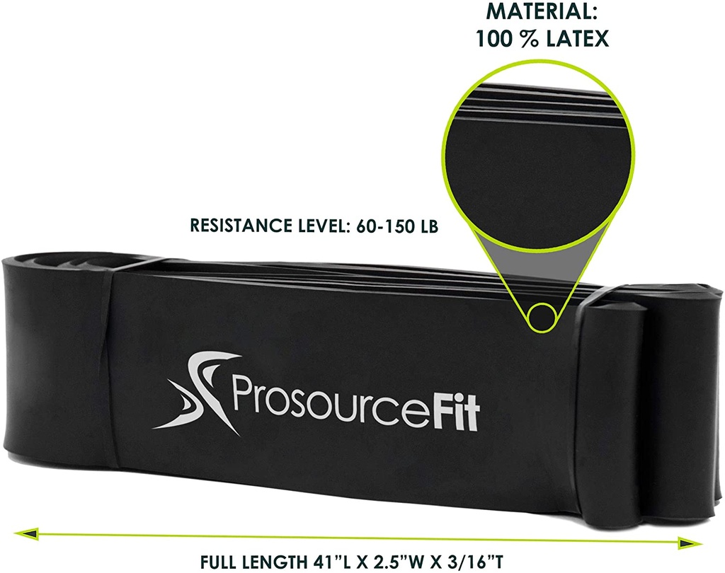 Prosource Bandas de Resistencia Xfit Loop Juego de 5  PS-1021-CFB-5