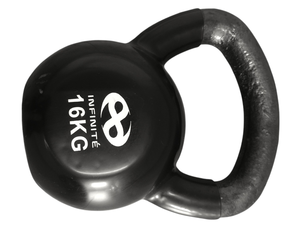 Infinité Pesa Rusa Kettlebell de Acero Cubierta de Vinil 16Kg (IF-K16)