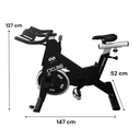 Infinité bicicleta de Indoor Cycling Profesional C/Pedal de Clip IF-D14