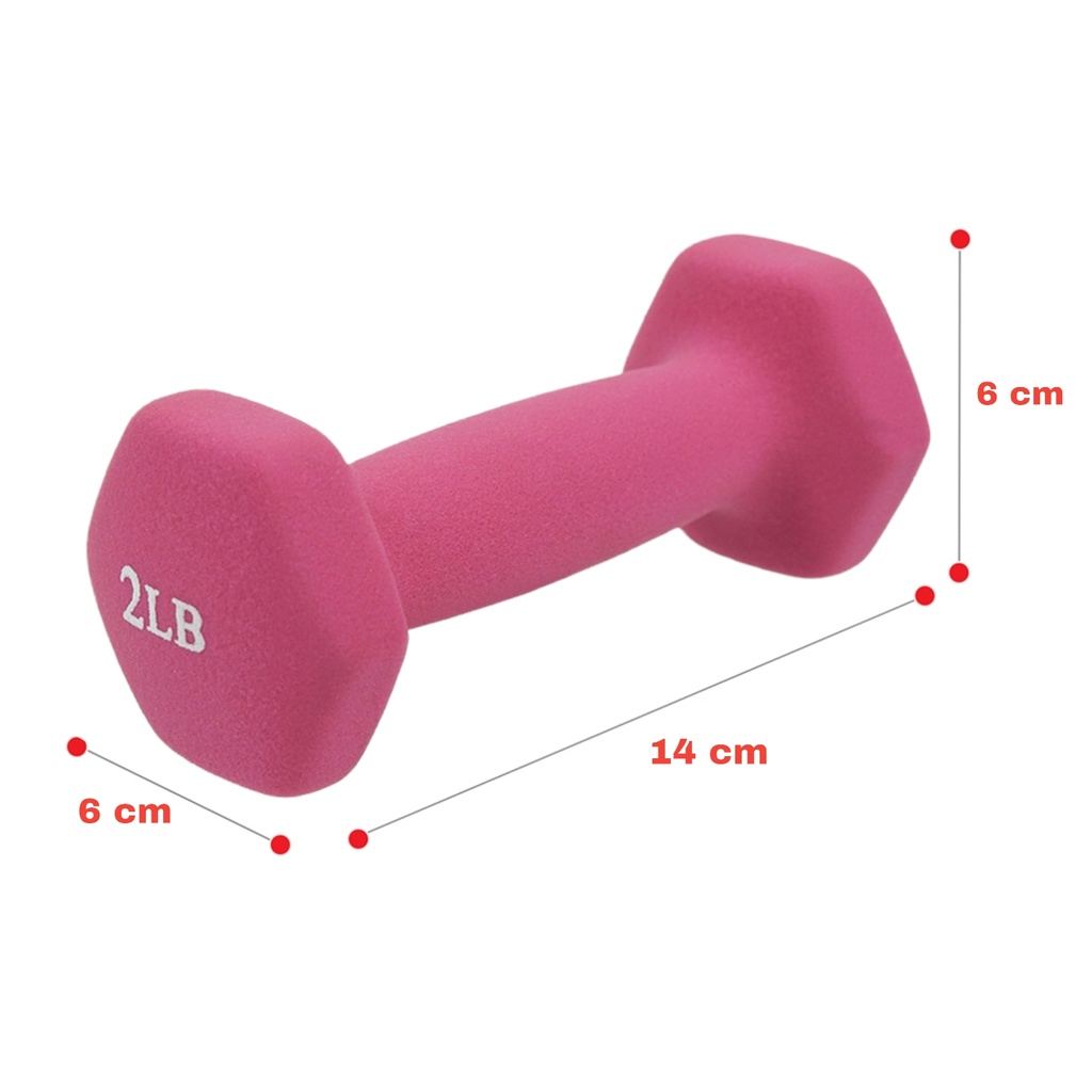 Mancuerna de Neopreno 2lb Sunny Health & Fitness SF-NO. 021-2-PAR