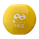 VINYL DUMBBELLS/ MANCUERNAS DE VINIL PAR 1 KG INFINITé