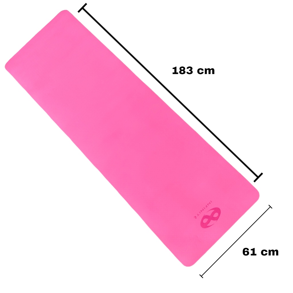 NFINITé Tapete de Yoga Profesional Rosa//Yoga Mat Pink