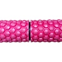 Prosource Rodillo para Masajes 2-IN-1 Hexa Massage Foam Roller 24"X5"/ 12"X 5" PS-2163-HEX-LMR-PINK