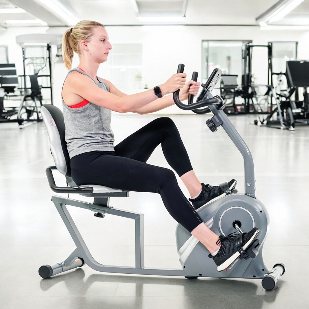 SUNNY Bicicleta recumbente con asiento de apoyo SF-RB4876