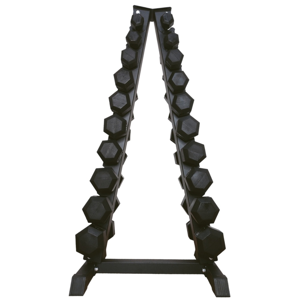 Bodytone Soporte o Rack para mancuernas hexagonales -10 pares (1 a 10 Kg) BT-ER10