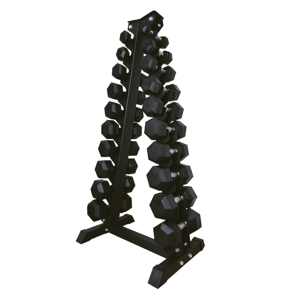 Bodytone Soporte o Rack para mancuernas hexagonales -10 pares (1 a 10 Kg) BT-ER10