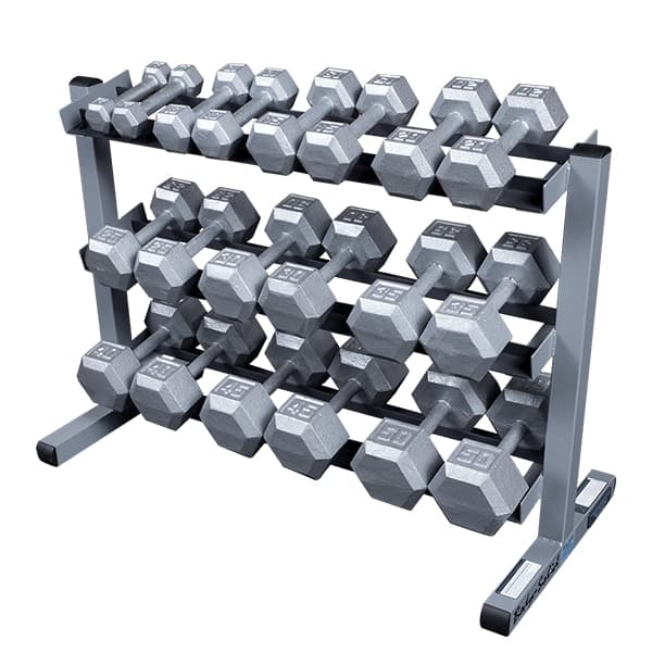 3 Tier Dumbbell Rack/Rack de 3 Niveles para mancuerna Hexagonal  GDR363