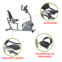 SUNNY Bicicleta recumbente con asiento de apoyo SF-RB4876