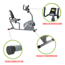 SUNNY Bicicleta recumbente con asiento de apoyo SF-RB4876