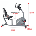 SUNNY Bicicleta recumbente con asiento de apoyo SF-RB4876