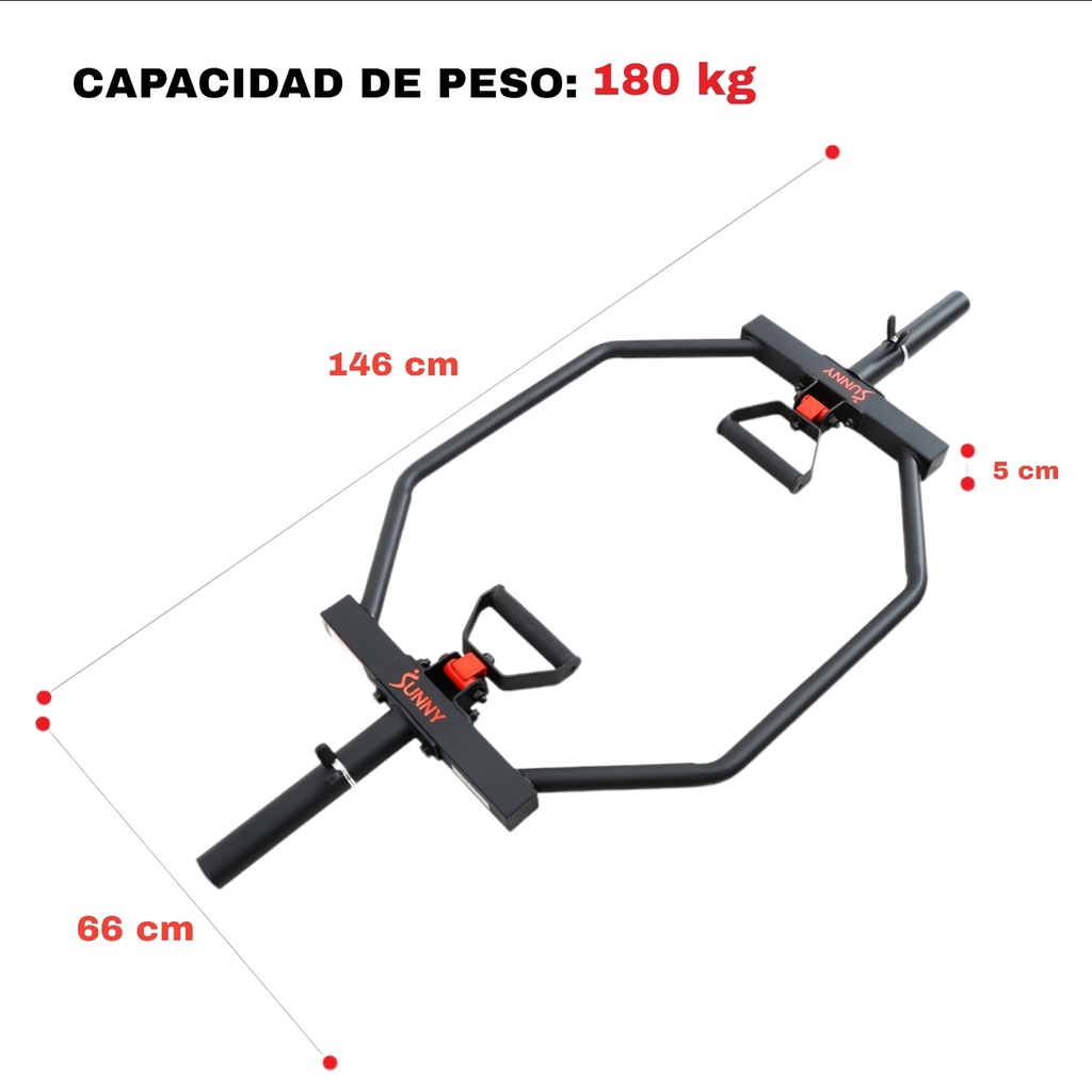 Sunny Fitness Barra Hexagonal OB-TRAP