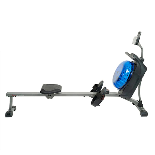 Sunny Fitness Máquina de remo de agua magnética Hydro+ Dual Resistance Rower SF-RW5809