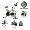 Sunny Health & Fitness-Bicicleta de ciclo ASUNA Sabre-Comercial de Ciclismo de Interior de Correa Magnética